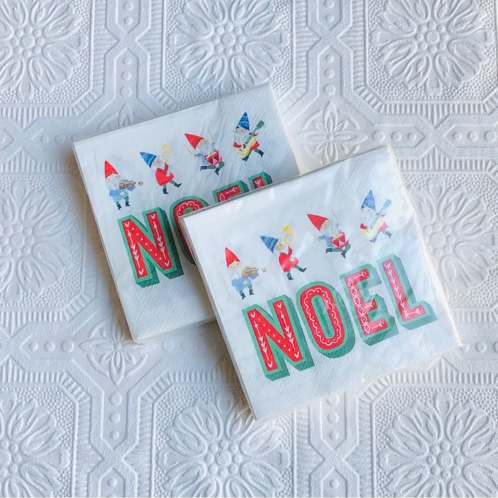 Celebrate It Noel Christmas Napkins 2 pk